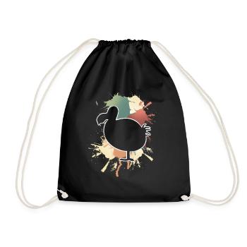 Dodo - Turnbeutel - Schwarz - Vorne