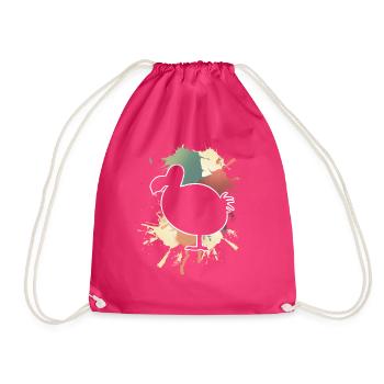Dodo - Drawstring Bag - fuchsia - Front