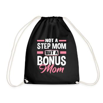 Belle-mère Bonus Maman - Sac de sport léger - noir - Devant