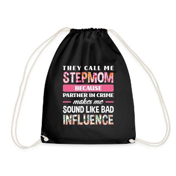 Drôle de belle-mère - Sac de sport léger - noir - Devant