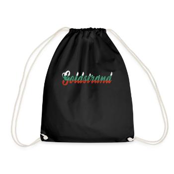 Golden Sands Bulgaria - Drawstring Bag - black - Front