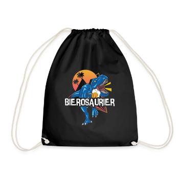 Bierosaurus Bière Osaur Bière Buveur de bière - Sac de sport léger - noir - Devant