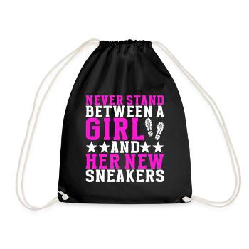 Sneakerhead Sneaker Collector - Drawstring Bag - black - Front