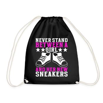 Sneakerhead Collectionneur de baskets - Sac de sport léger - noir - Devant
