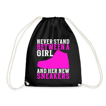 Sneakerhead Sneaker Collector - Drawstring Bag - black - Front