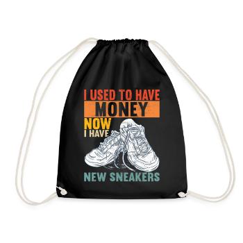 Sneakerhead Collectionneur de baskets - Sac de sport léger - noir - Devant