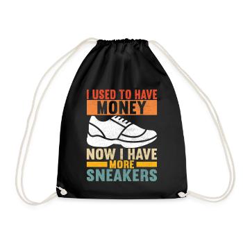 Sneakerhead Sneaker Collector - Drawstring Bag - black - Front