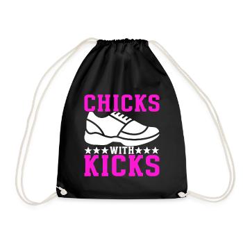 Sneakerhead Sneaker Collector - Drawstring Bag - black - Front