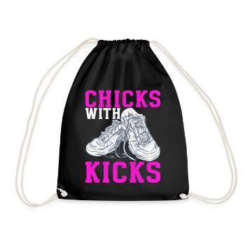 Sneakerhead Sneaker Collector - Drawstring Bag - black - Front