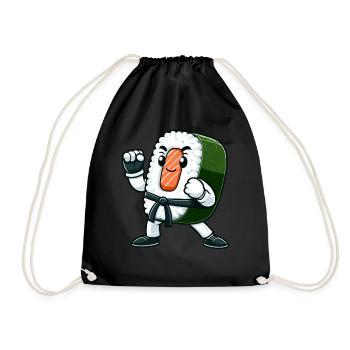 Sushi Karate - Turnbeutel - Schwarz - Vorne
