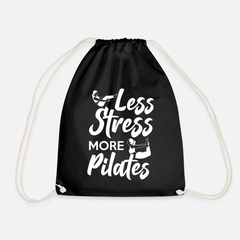 Pilates Instructor Teacher Less - Turnbeutel - Schwarz