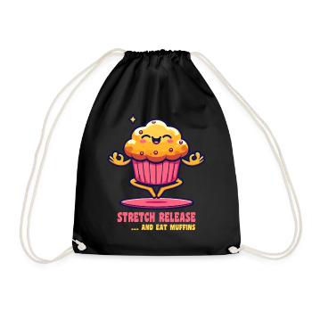 Yoga Muffin Stretch Release Balance - Turnbeutel - Schwarz - Vorne