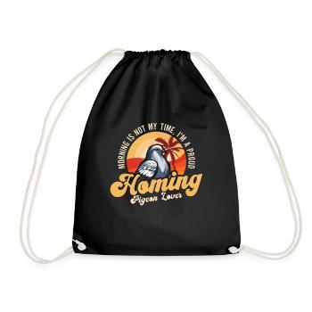 Le matin du pigeon voyageur n’est pas ma course de pigeons - Sac de sport léger - noir - Devant