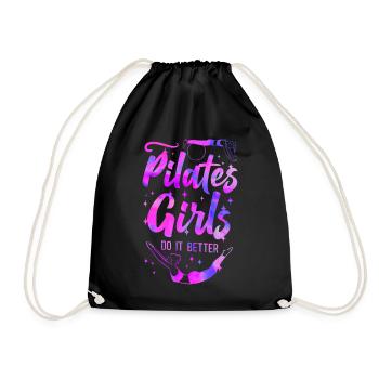 Pilates Instructor Teacher Pilates - Turnbeutel - Schwarz - Vorne