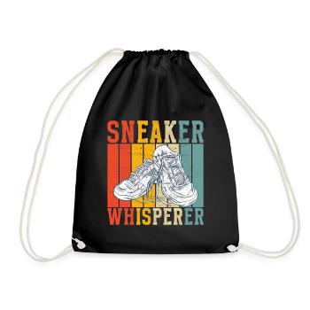 Sneakerhead Sneaker Collector - Drawstring Bag - black - Front