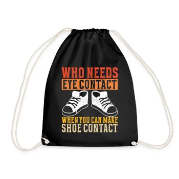 Sneakerhead Sneaker Collector - Drawstring Bag - black - Front