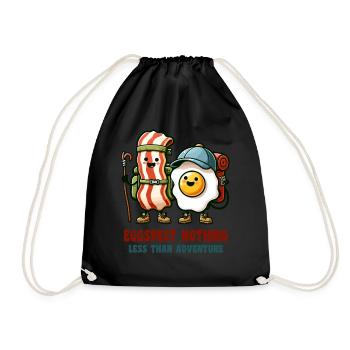 Eggspect, rien de moins que l’aventure - Sac de sport léger - noir - Devant