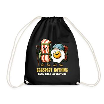 Eggspect, rien de moins que l’aventure - Sac de sport léger - noir - Devant