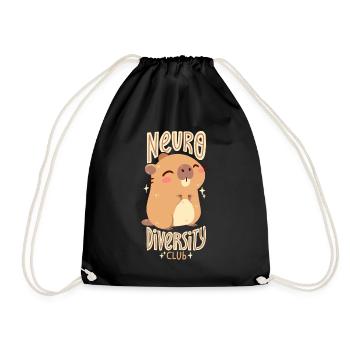 Neurodiversity Club - Drawstring Bag - black - Front