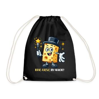 Brie-Lieve In Magic Magical Fun - Drawstring Bag - black - Front