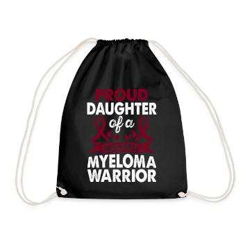 Fille de la sensibilisation au myélome multiple - Sac de sport léger - noir - Devant