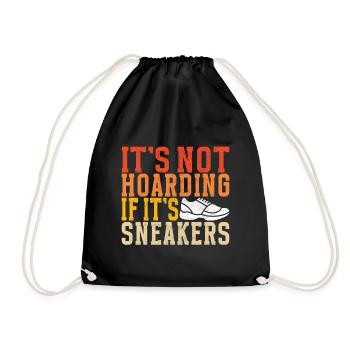 Sneakerhead Sneaker Collector - Drawstring Bag - black - Front