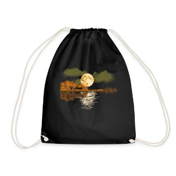 guitare, musicien, groupe de musique, guitariste, - Sac de sport léger - noir - Devant