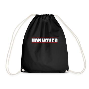 Hanover - Drawstring Bag - black - Front