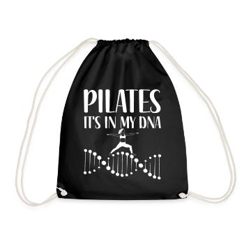 Pilates Instructor Teacher Pilates - Drawstring Bag - black - Front