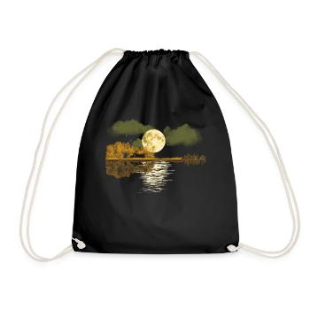 guitare, musicien, groupe de musique, guitariste, - Sac de sport léger - noir - Devant