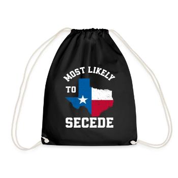 Le Texas s’est séparé - Sac de sport léger - noir - Devant