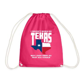 Fierté de l’amour du Texas - Sac de sport léger - fuchsia - Devant