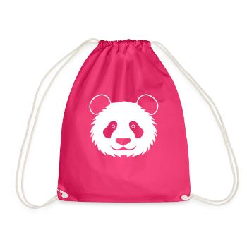 Panda Ours Panda géant japonais - Sac de sport léger - fuchsia - Devant