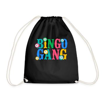 Joueur de bingo Bingo Gang - Sac de sport léger - noir - Devant