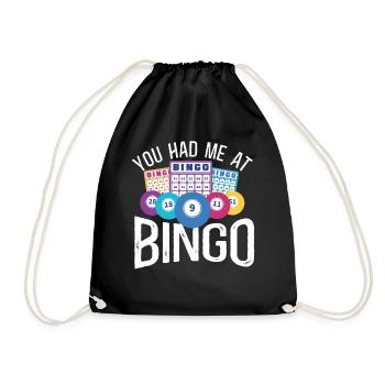 Fille de joueur de bingo à laquelle vous m’avez eu - Sac de sport léger - noir - Devant