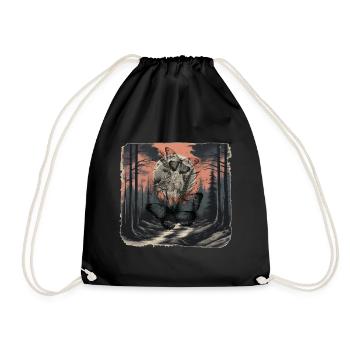Forest, Dark, Insect, Butterfly, Butterfly, Nature - Drawstring Bag - black - Front