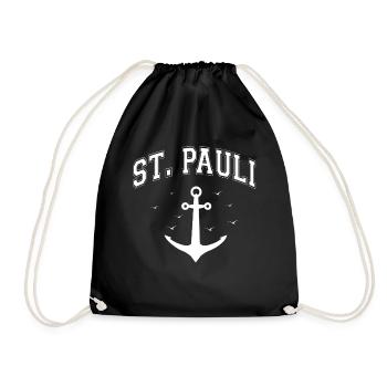 Hambourg Tshirt cadeau Moin Hamburch Football - Sac de sport léger - noir - Devant
