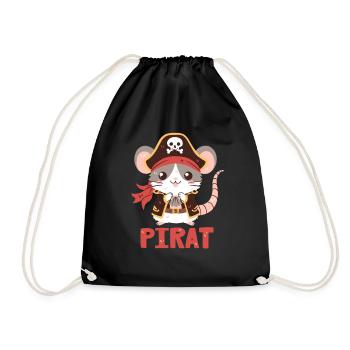 Pirate Rat - Sac de sport léger - noir - Devant