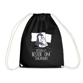 Chemise de sommeil officielle de grand-père pour grand-père - Sac de sport léger - noir - Devant