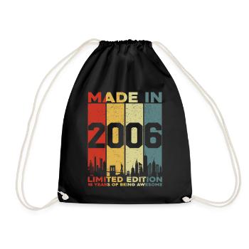 Made In 2006 Limited Edition - Turnbeutel - Schwarz - Vorne