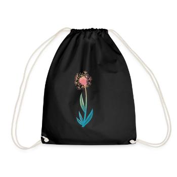 Flower, Nature, Botany - Drawstring Bag - black - Front