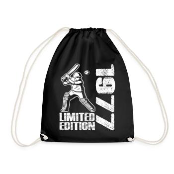 Limited Edition 1977 Limited Edition Cricket - Drawstring Bag - black - Front