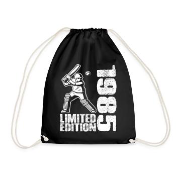 Limited Edition 1985 Limited Edition Cricket - Drawstring Bag - black - Front