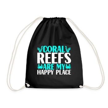 Marine Biology Marine Biologist - Drawstring Bag - black - Front