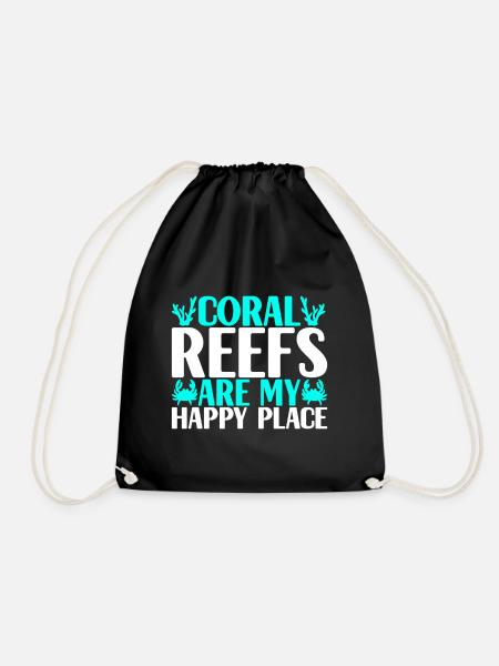 Marine Biology Marine Biologist - Drawstring Bag - black