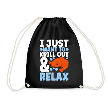 Marine Biology Marine Biologist - Drawstring Bag - black - Front