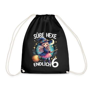 Sweet Witch Finally 6 - Drawstring Bag - black - Front