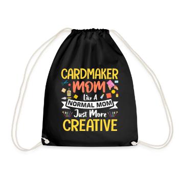 Conception créative pour l’artisanat d’art en papier - Sac de sport léger - noir - Devant