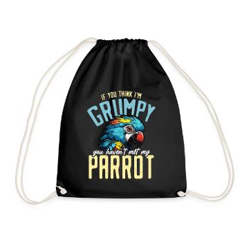 Perroquet si tu penses que je suis toi amoureux des animaux - Sac de sport léger - noir - Devant