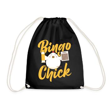 Joueur de bingo Chicken Girl Bingo - Sac de sport léger - noir - Devant